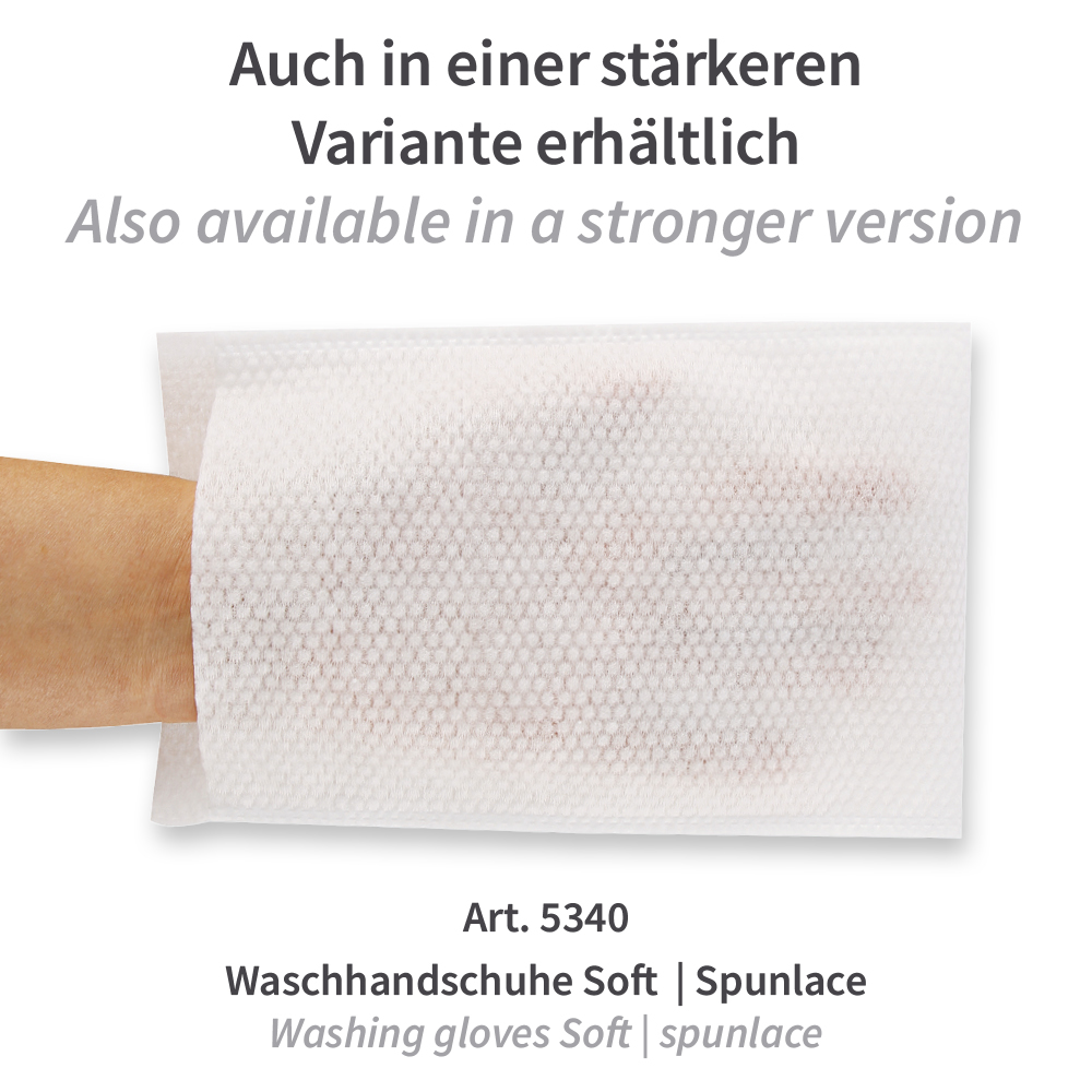 Hygonorm Waschhandschuhe Light - Spunlace - 50 Stück