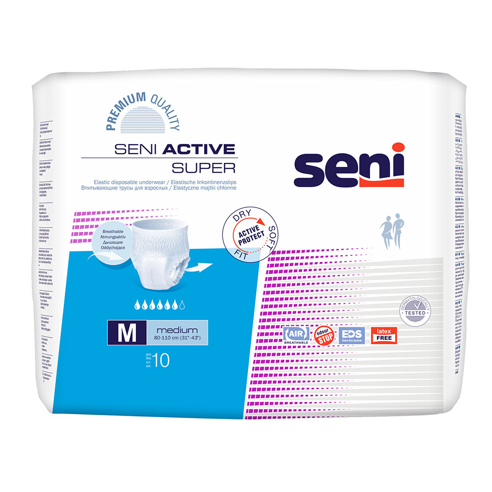 SENI ACTIVE Super Inkontinenzhosen 