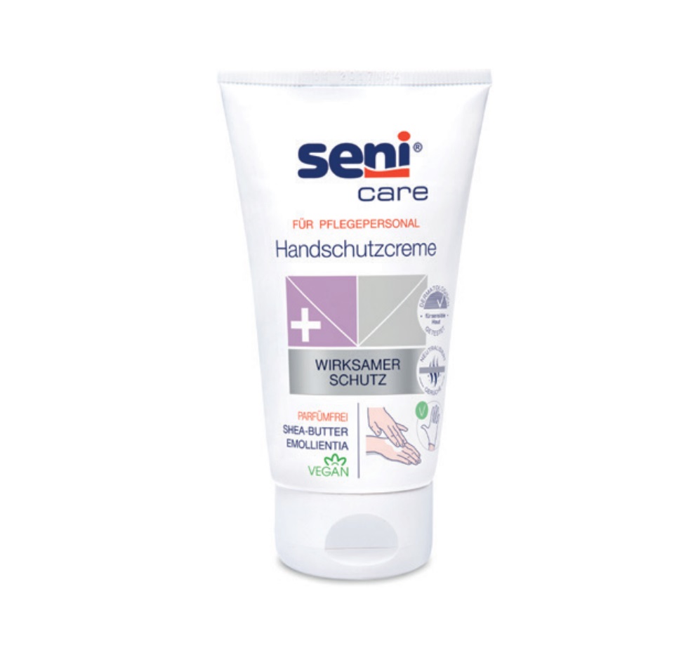 Seni Care, weiße Tube Handschutzcreme