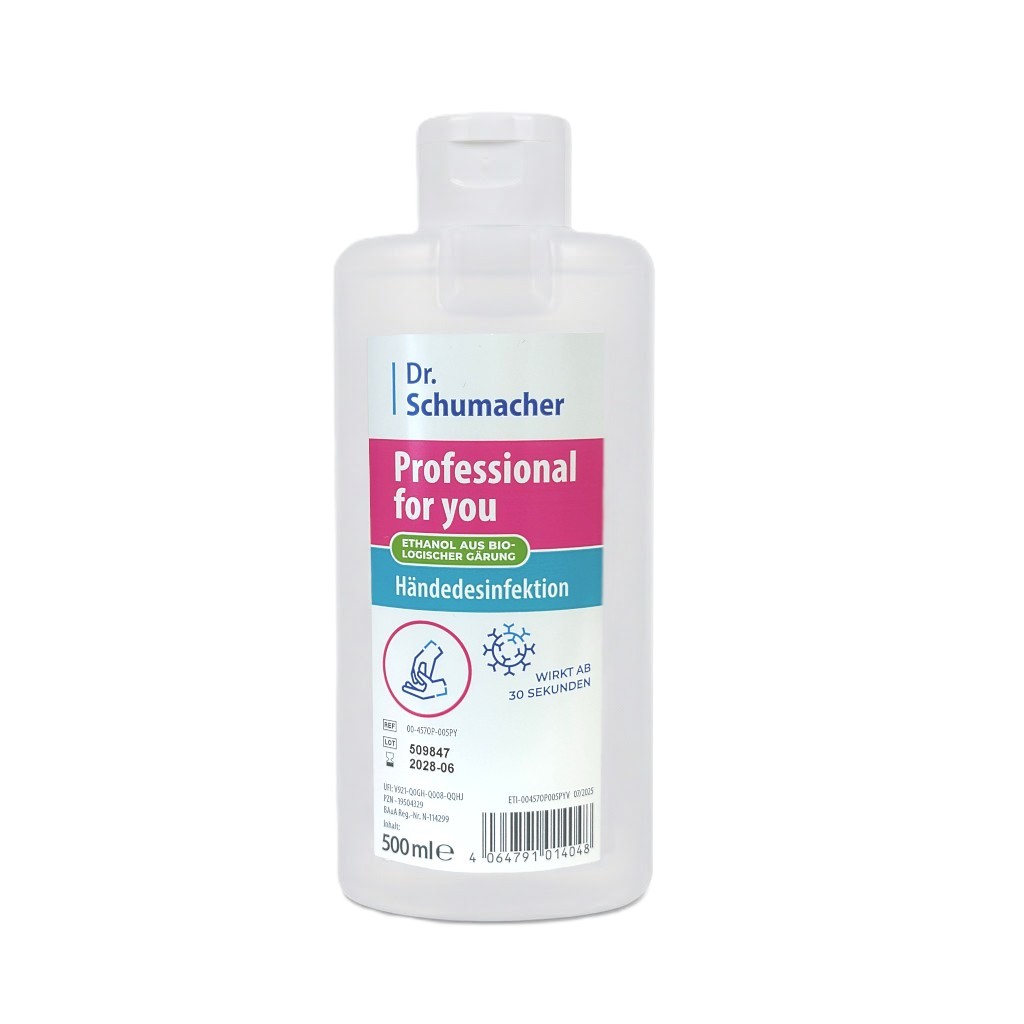 Händedesinfektion, Desinfektionsmittel, 500 ml, Alkohol-basiert, Flasche
