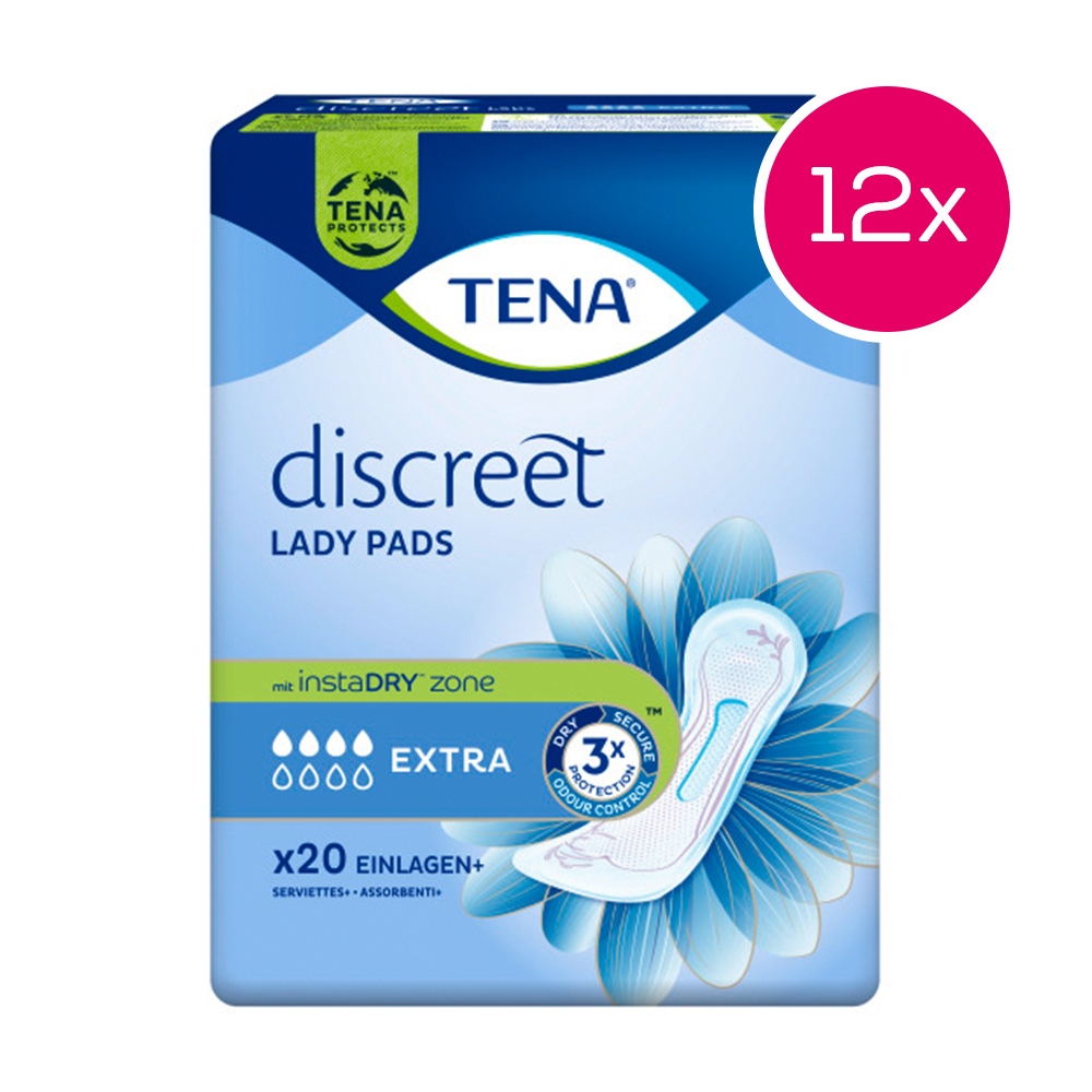 TENA Lady Discreet Extra Karton mit 12 x 20 Stück