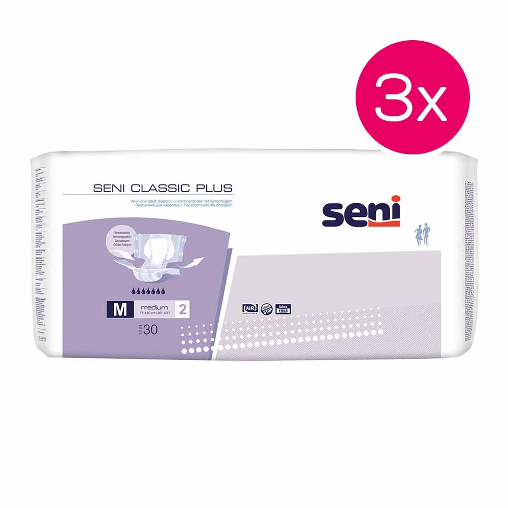 Seni Classic Plus Medium Karton 3 x 30 Packungen