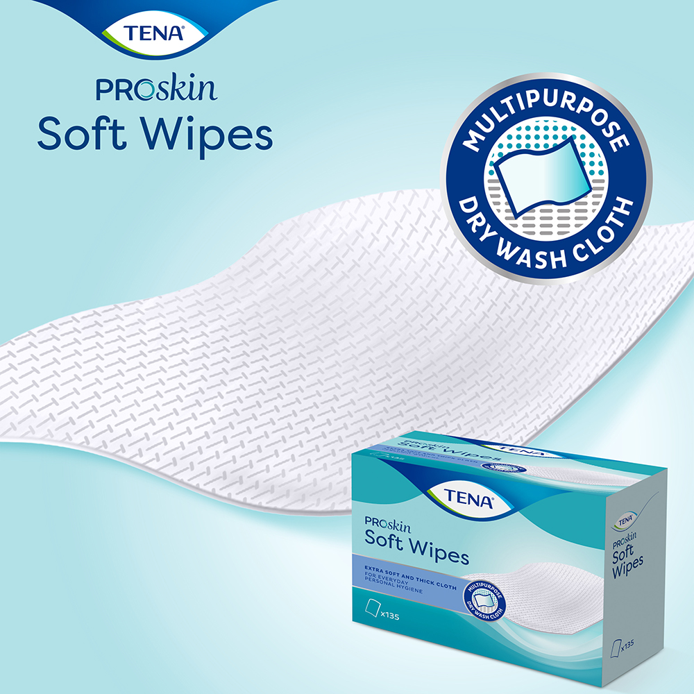 TENA Soft Wipes 135 Stück