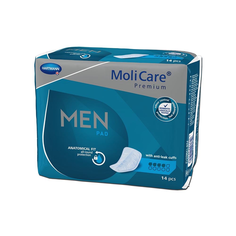 MoliCare Premium Men Pads, Saugstärke 4, 14 Stück, Paul Hartmann AG