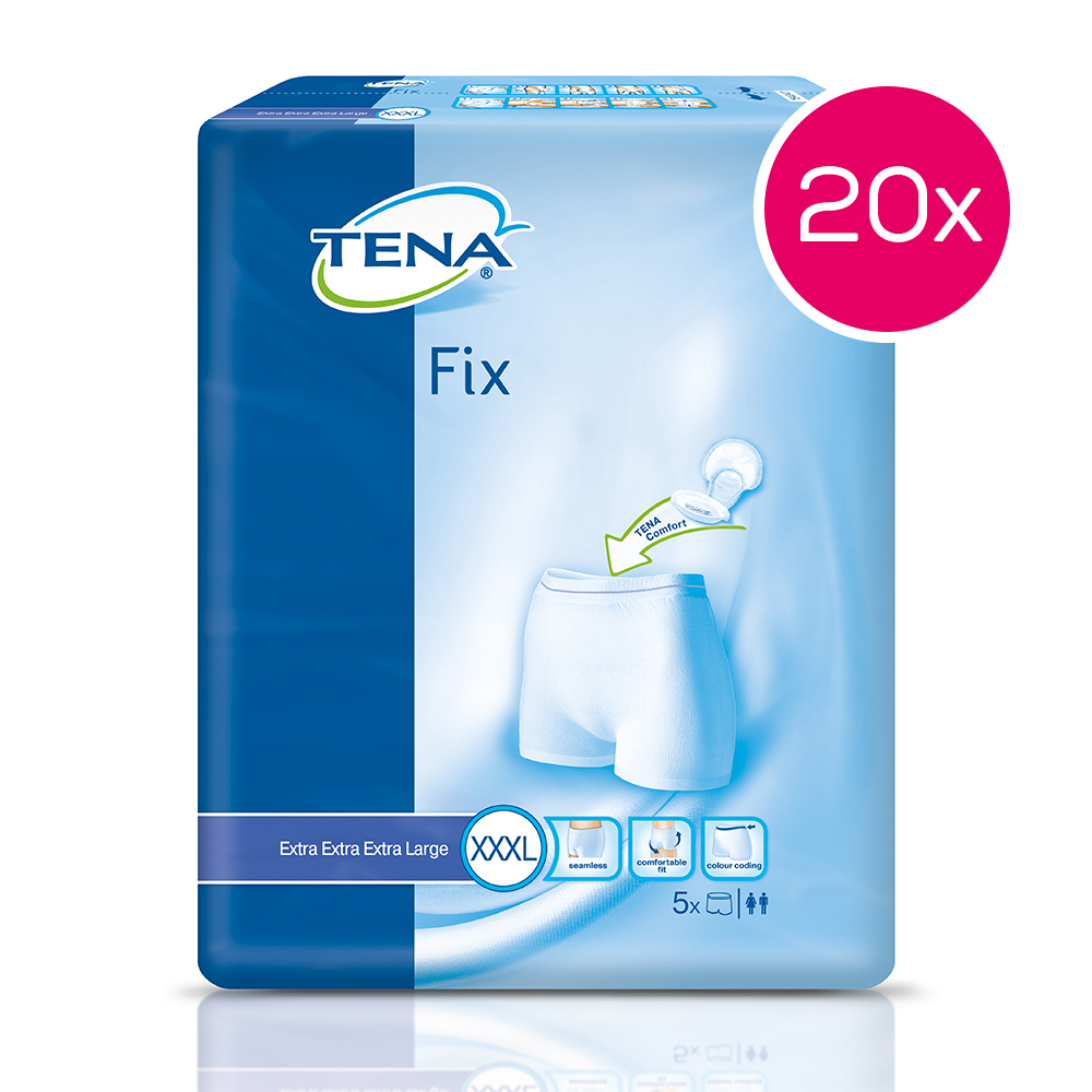 TENA Fix Fixierhosen 3XL Karton mit 20 x 5 Stück