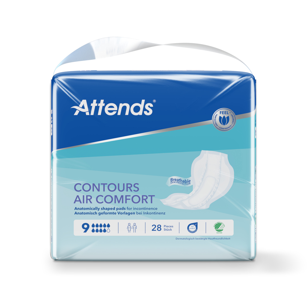 ATTENDS Contours Air Comfort 9 28er Packung