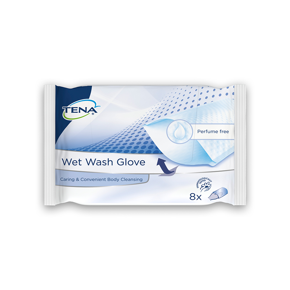 TENA WET Wash Glove