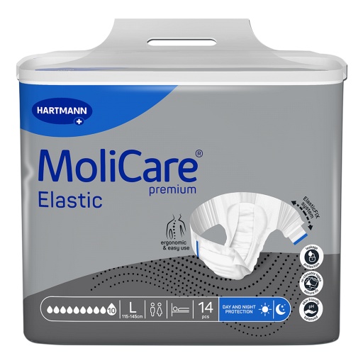MoliCare Premium Elastic Inkontinenz-Slips, 10 Tropfen, Gr. L, 14 Stück