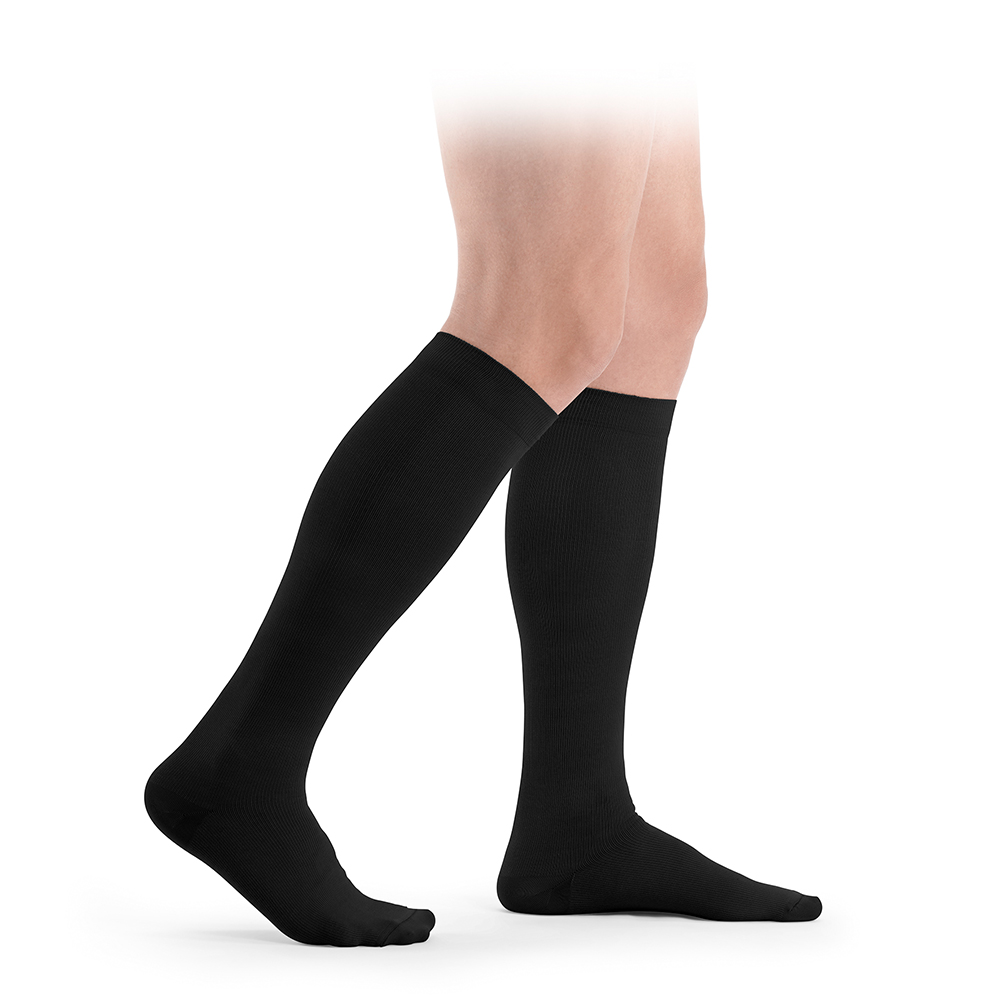 sigvaris samson kompressionskniestrumpf mann farbe black