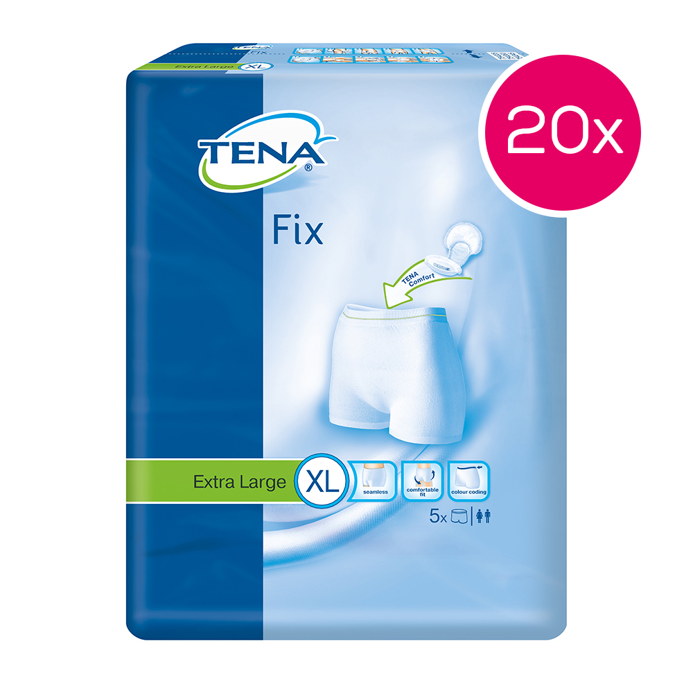 TENA Fix Fixierhosen Extra Large Karton mit 20 x 5 Stück