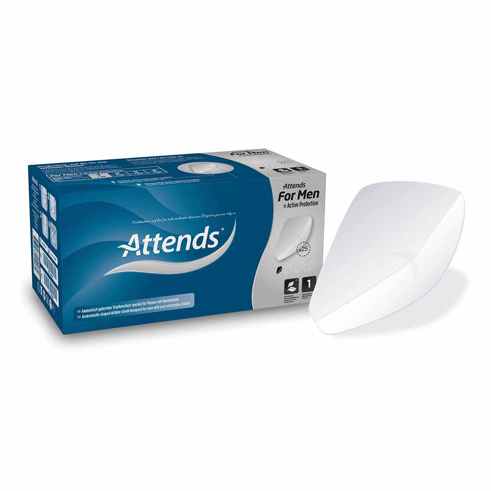 ATTENDS for Men shield 1 + 2