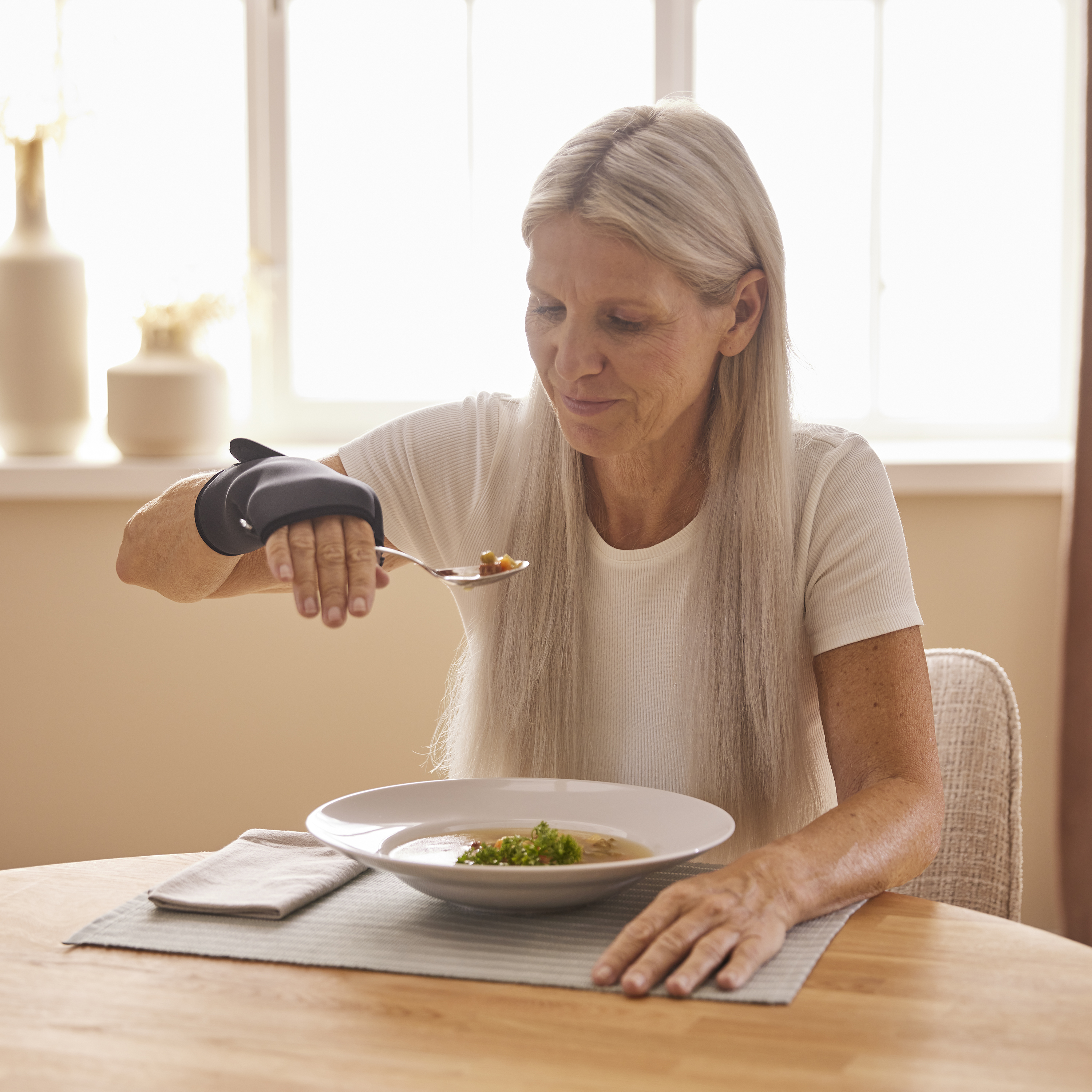 Essen, Präsentation des Essens, Person