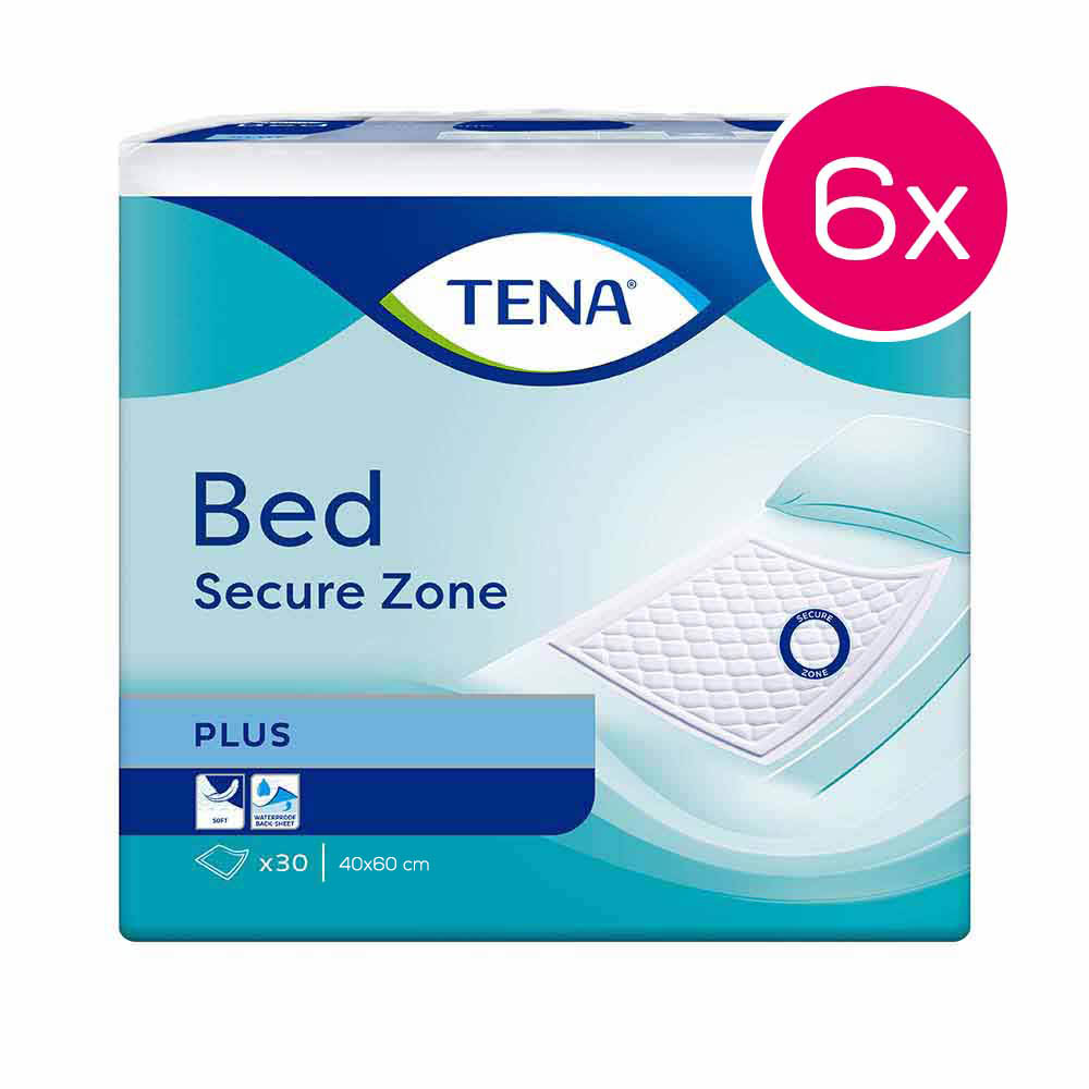 TENA Bed Secure Bed Plus 40 x 60cm Karton mit 6 x 30er Packung