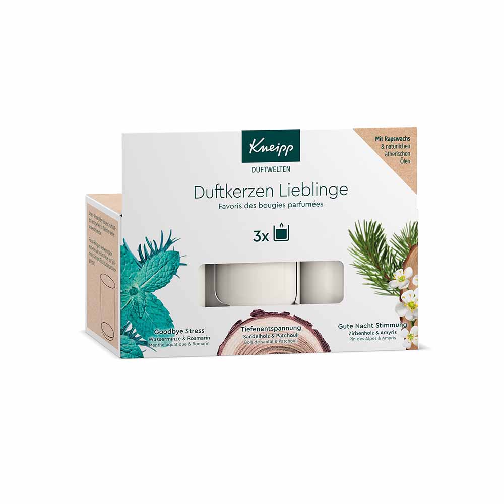 Kneipp Duftkerzen Lieblinge 3x42g