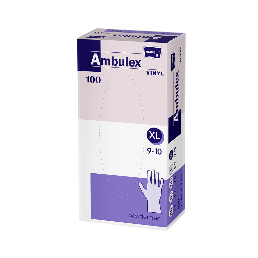 Ambulex Vinyl Handschuhe Größe Extra Large im Karton