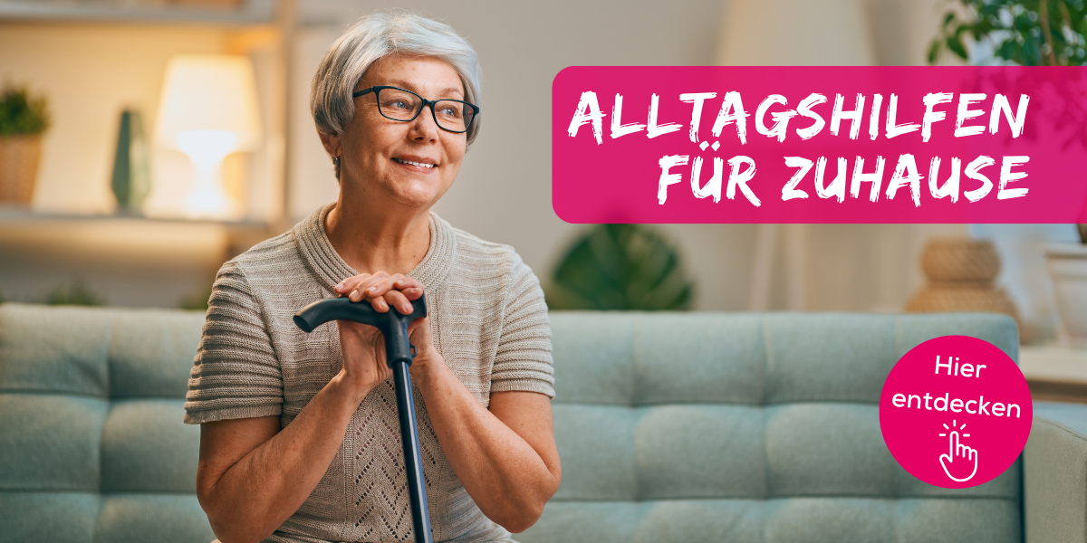 Alltagshelfen, Zuhause, Seniorin, Gehilfe, Sessel