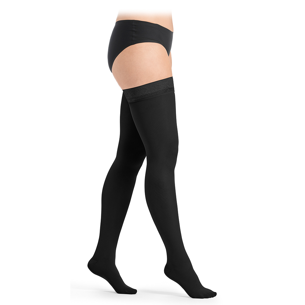 sigvaris highlight kompressionsschrenkelstrumpf farbe black