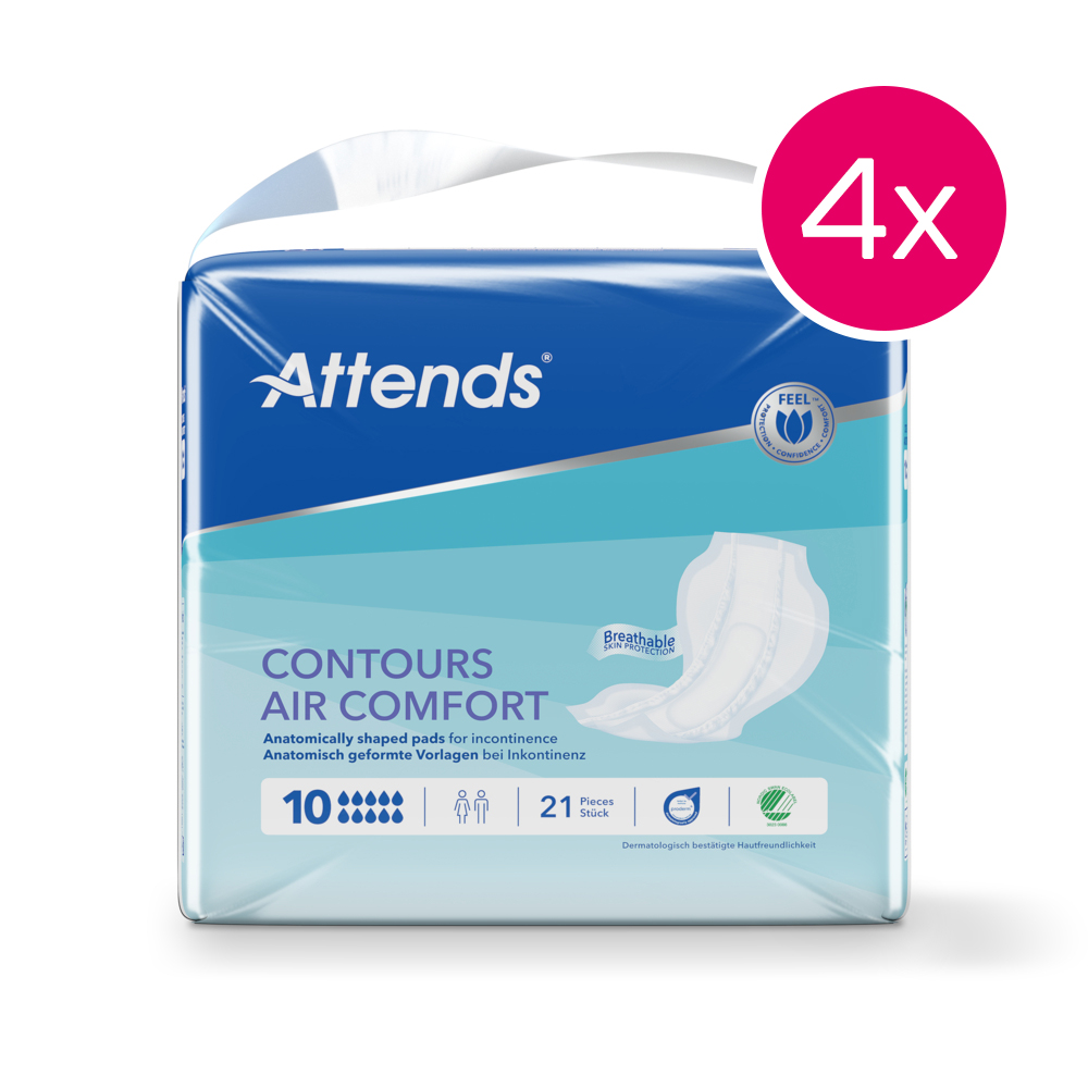 Attends Contours Air Comfort Karton mit 4 x 10er Packungen