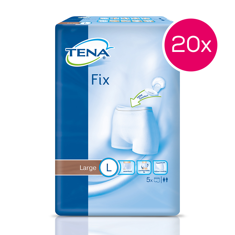 TENA Fix Fixierhosen Large Karton mit 20 x 5 Packungen